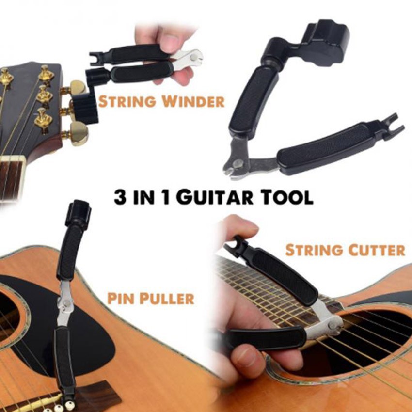 Tay quay thay dây đàn guitar 3 tác dụng Phân Phối Nhạc Cụ Phụ Kiện Chính Hãng SolG