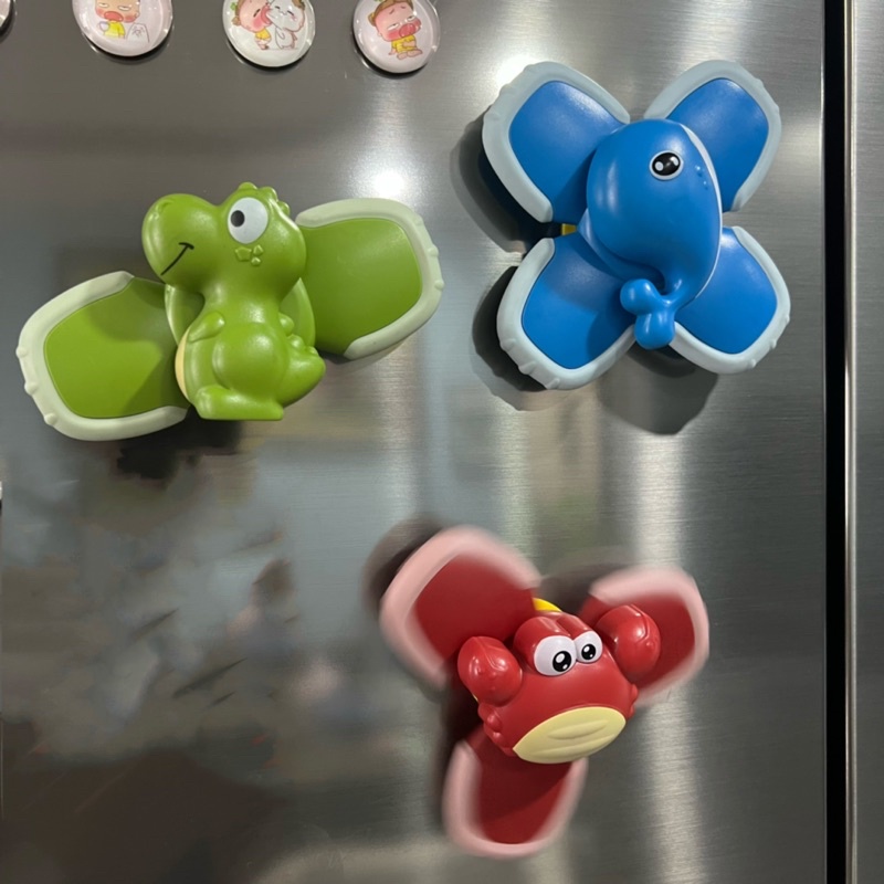 Con quay Spinner cute Hoạt hoạ đáng yêu dán tường chống nước Ca voi đồ chơi cho bé xả Stress giảm áp lực