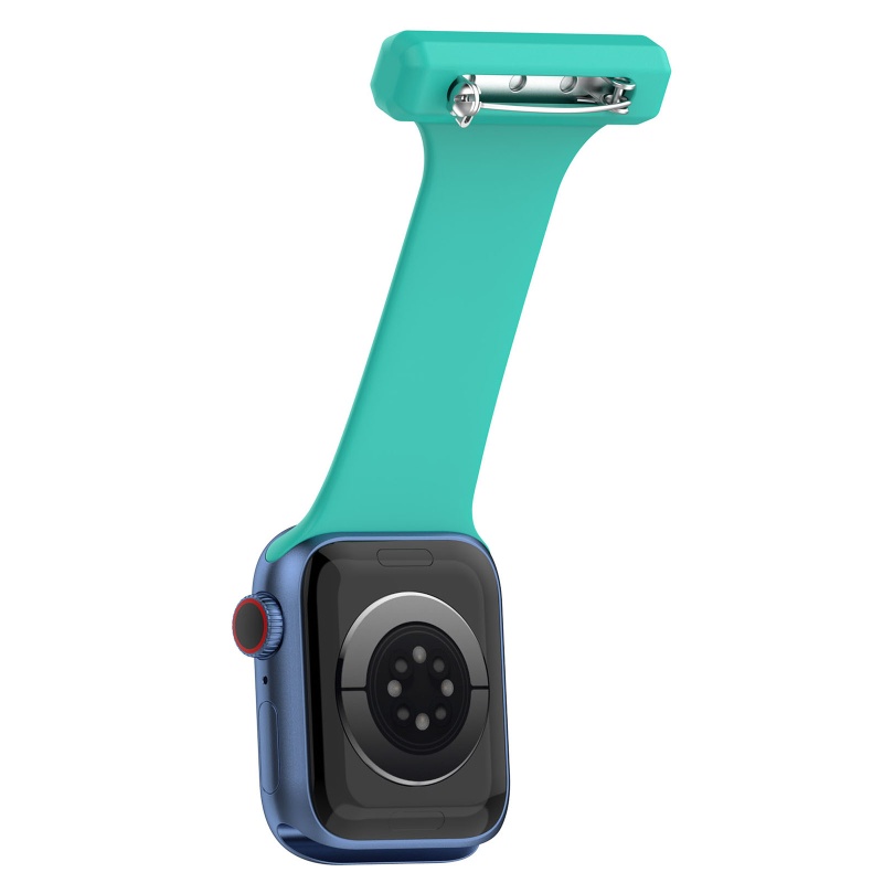 Ghim Cài Bằng Silicone Cho Đồng Hồ Thông Minh iWatch 1 / 2 / 3 / 4 / 5 / 6 / 7 / 8 / SE 42 / 44 / 45mm