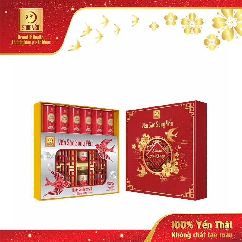 Hộp Quà Tết Song Yến - Xuân An Khang 2022 | BigBuy360 - bigbuy360.vn