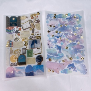 Stickers trang trí mộng mơ - daiso hàn quốc