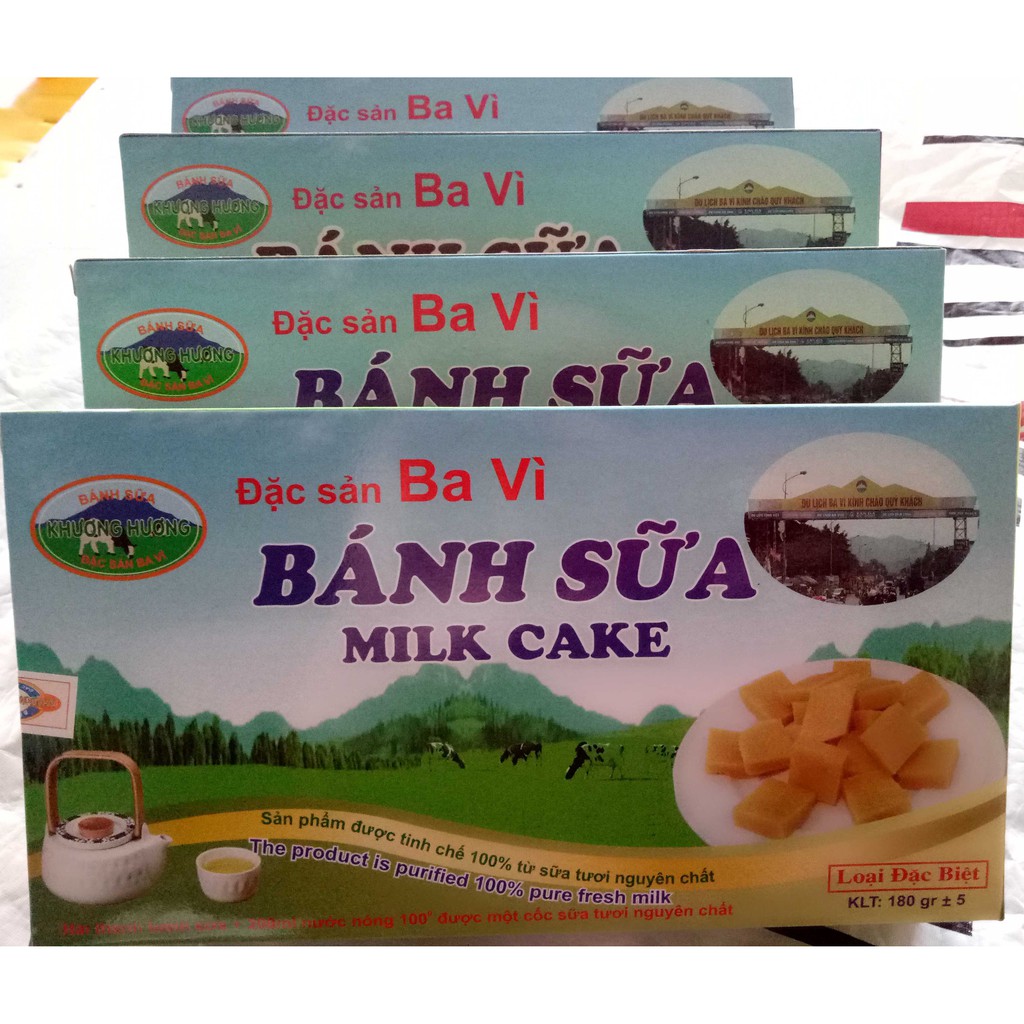 Combo 5 hộp bánh sữa Ba Vì milk cake