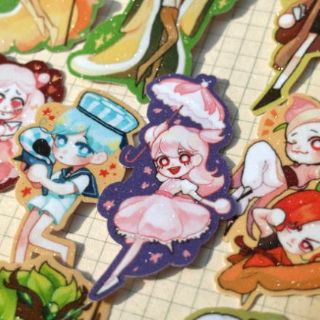 Set sticker rời Cookie Run