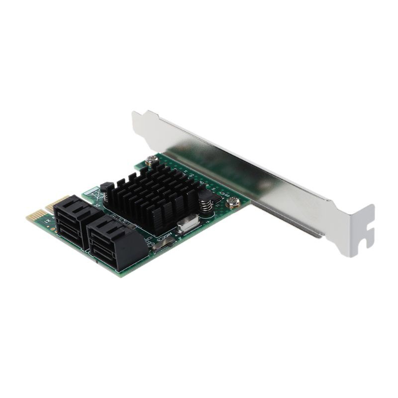 Card Chuyển Đổi Pcie 1x Sang 4 Cổng Sata 3.0 Iii 6g