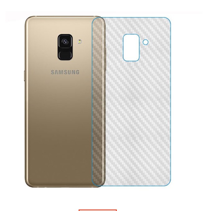 Set 2 miếng dán dệt sợi carbon cho lưng Samsung Note 7 8 9 A5 A7 A8 A9Star S9 S8 Plus S6 S7 Edge