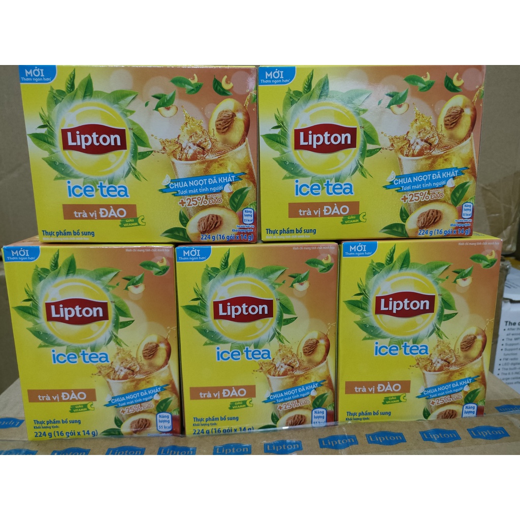 Hộp 16 gói trà Lipton Ice Tea (14g/gói)