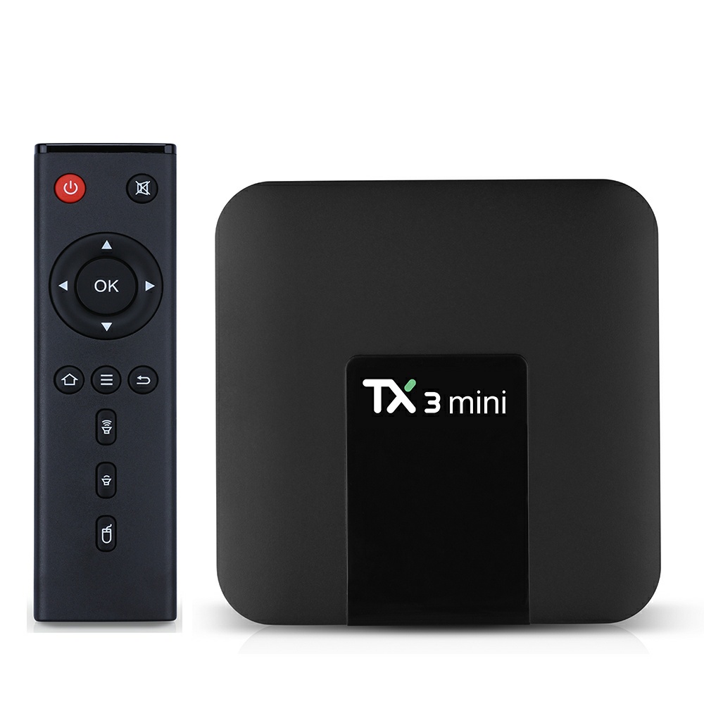 [Android Tivi box TX3 Mini Tìm kiếm giọng nói Rom Gốc  Android 7.1 Amlogic S905W 2G 16G 4K H.265 2.4G 5G Hai Cổng Wifi