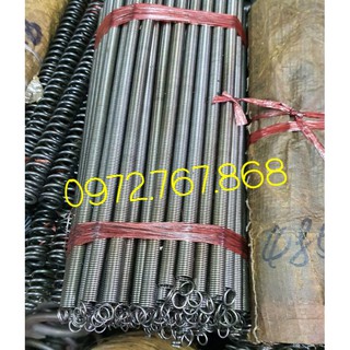 Lò xo kéo phi 6-8-10-12-14mm, sợi 1mm, dài 20cm