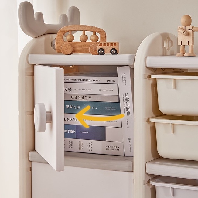 Kệ Đồ Chơi Tuần Lộc Kệ Xắp Xếp Đa Dụng Nhiều Ngăn Tiện Lợi Cho Bé