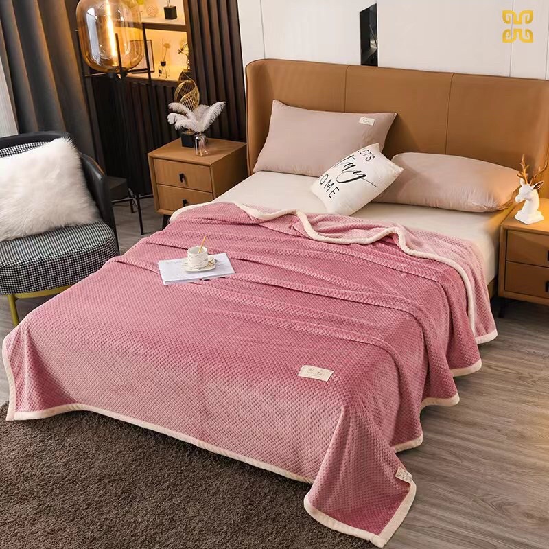 CHĂN NỈ LỖ NHUNG TUYẾT MỀM MẠI SIÊU ĐẸP ẤM ÁP 2m*2m3 nặng 1,5kg