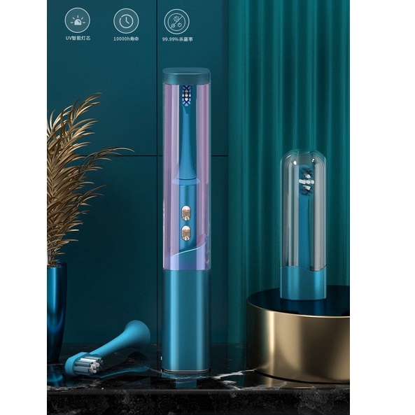 Bàn chải đánh răng điện Sonic siêu âm dành cho người lớn cảm ứng sạc UV khử trùng từ tính bay hơi điện