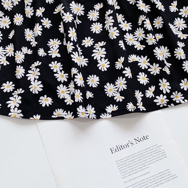 Đầm Hoa Hai Dây Thời Trang Mùa Hè Hàn Quốc Đáng Yêu Dành Cho Bé Gái 0-7 Tuổi