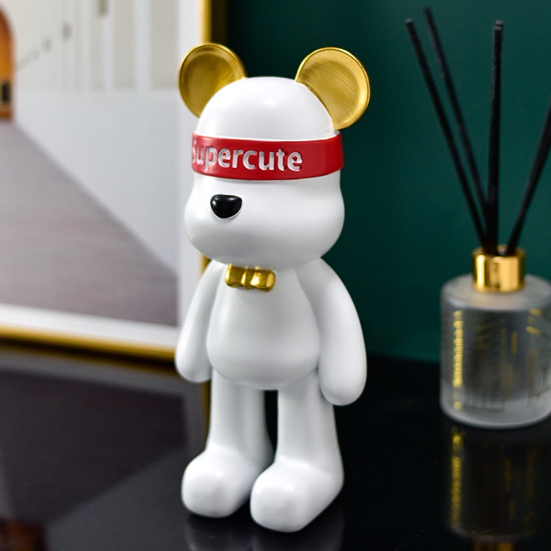 Tượng để bàn trang trí Bear Super Cute decor nhà cửa phòng cách