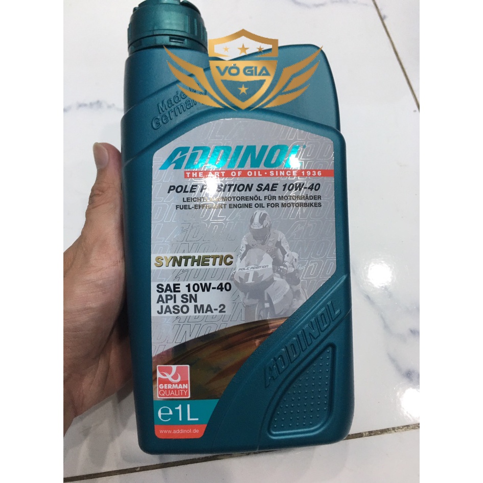 NHỚT ADDINOL 10W40 S(N) full tổng hợp XE SỐ- MOTO