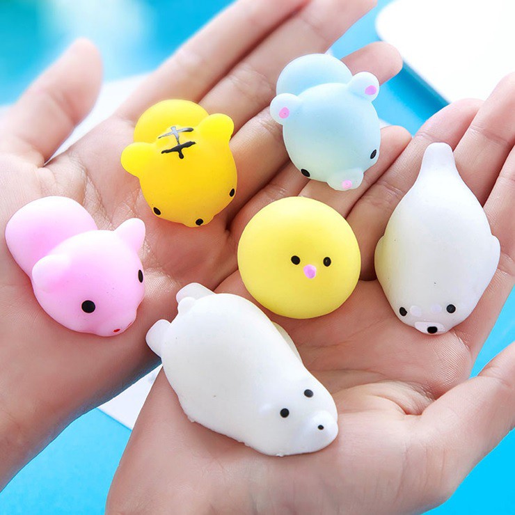 FREESHIP 99K TOÀN QUỐC_Combo 50 Squishy Mochi Hình Thú Cực