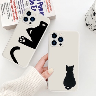 Ốp Điện Thoại Họa Tiết Chân Mèo Đen Dành Cho Oppo Reno 3 4 5 Pro Plus 2Z 2F 5k F3 R9S F11 A9 A37 A91 Neo 7 9 F15 F17 A73 A33 A16
