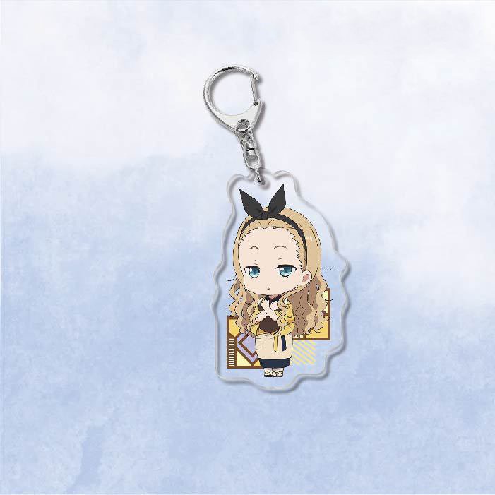 ( Mica trong acrylic ) Móc khóa LYCORIS RECOIL Quán cà phê bất ổn ver PHỤC VỤ anime chibi xinh xắn dễ thương