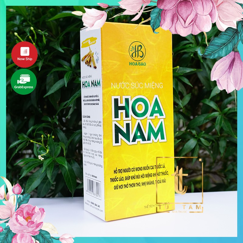 Nước Súc Miệng CAI THUỐC LÁ HOA NAM