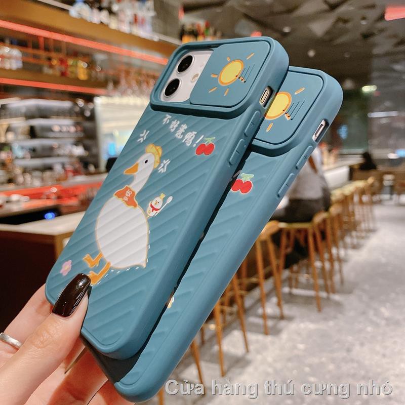 iphone case iphone 11✷Push-pull lens Apple 12 mobile phone case iphone11 silicone X anti-drop xsmax all-inclusive xr camera pro slide cover 8plus block 7p cute 6 protective 6s female S funny xsxmax soft