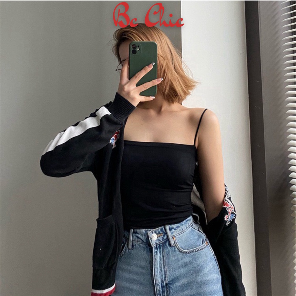 Áo Bra Nữ - Áo Lót Nữ không gọng nâng ngực thiết kế 2 dây chất liệu mát gợi cảm cao cấp MÃ 1880 BC_CHIC LINGERIE