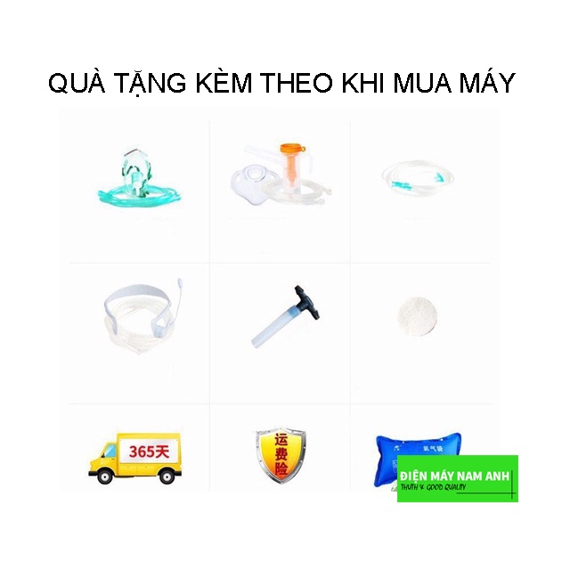 Máy tạo Oxy gia đình SANTAFELL 7 lít, có chức năng tạo Khí dung, thương hiệu pháp