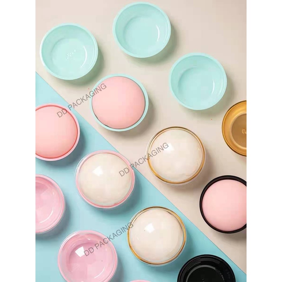 DEDEE (50 Miếng) Mochi Cup Daifuku Mini Dome Candy Box Gold Base Bakery Box / Đen