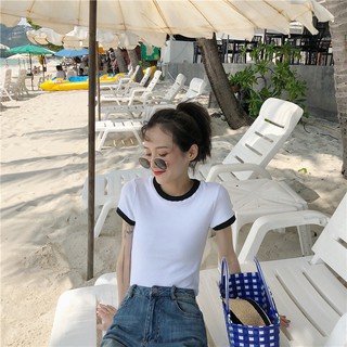[ORDER 7-10 ngày] Áo croptop co dãn có 3 màu(kèm ảnh thật)