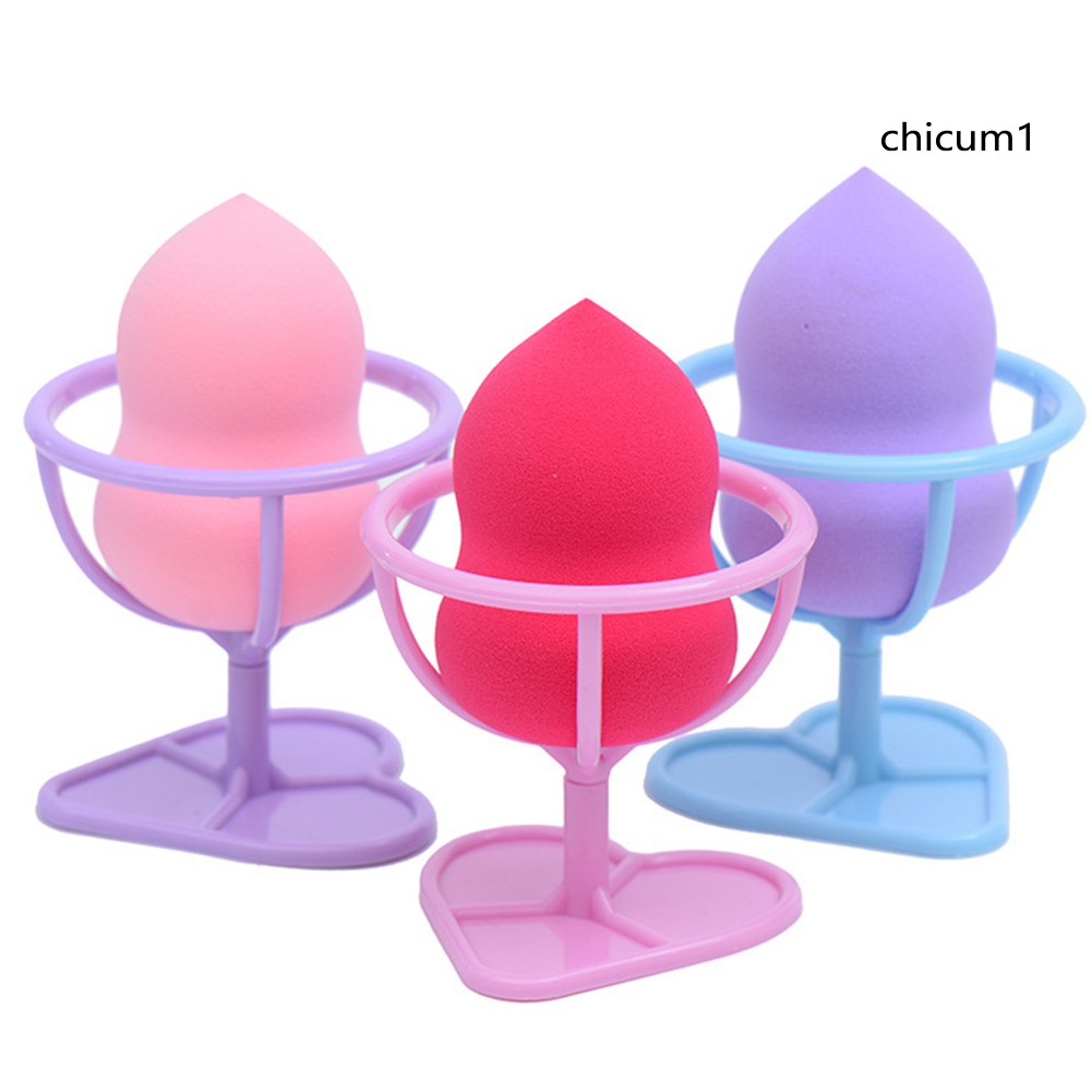 [Hàng mới về] Giá đỡ bông phấn trang điểm thiết kế tiện dụng