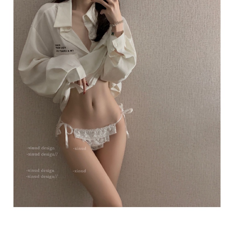 Quần Lót Ren Lưng Thấp Gợi Cảm Phong Cách Nhật Bản Cho Nữ L2Pro