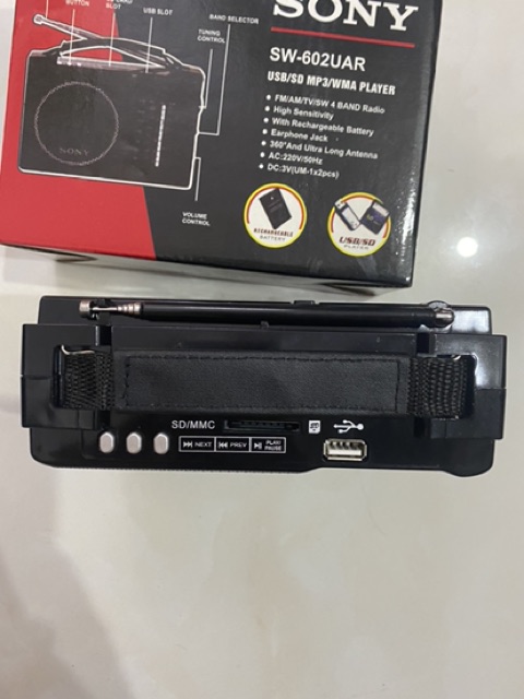 Radio SW-602u usb thẻ nhớ Bluetooth