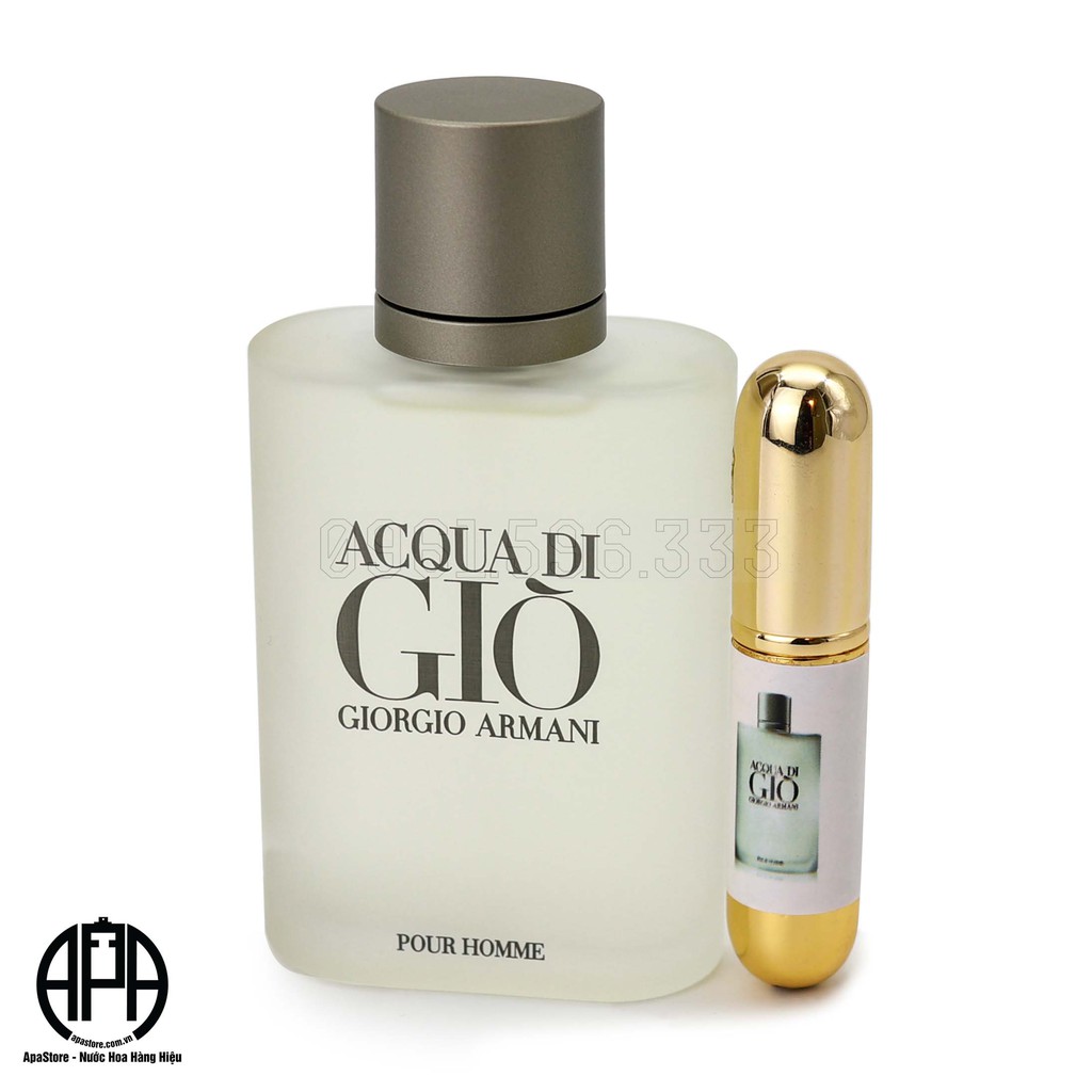[Mã SKAMA8 giảm 8% đơn 300K] Nước Hoa Acqua Di Gio Nam Chai 10ml | BigBuy360 - bigbuy360.vn