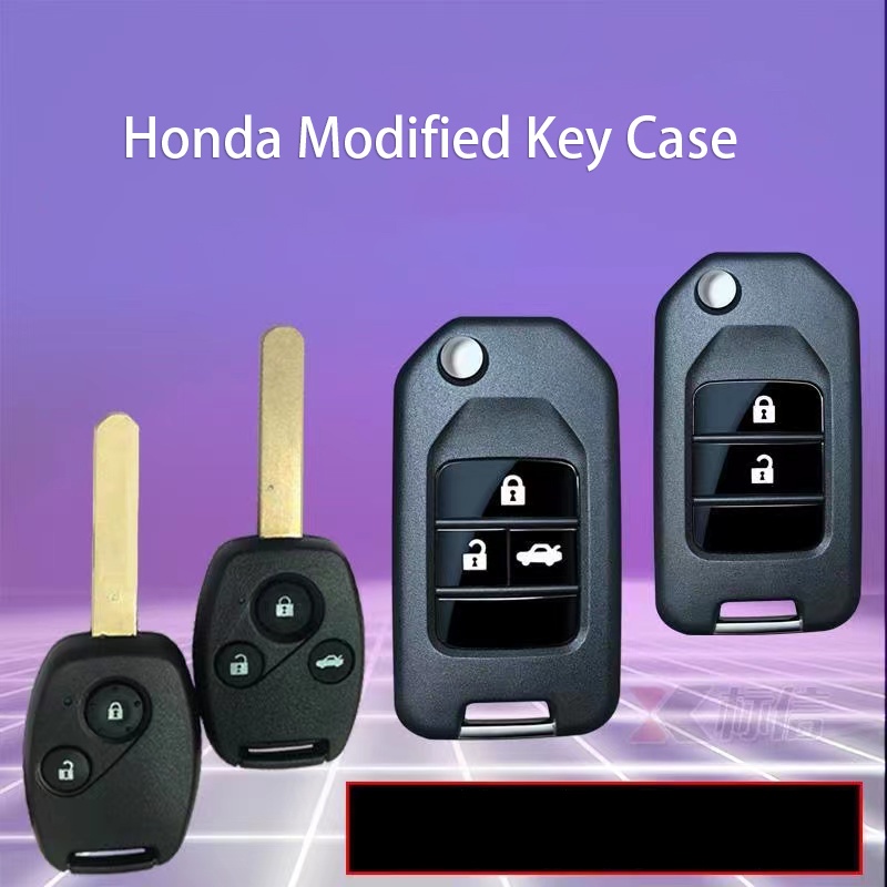 Vỏ Chìa Khóa Điều Khiển Từ Xa Có Thể Gập Lại Cho Xe Honda (2 Nút/3 Nút)