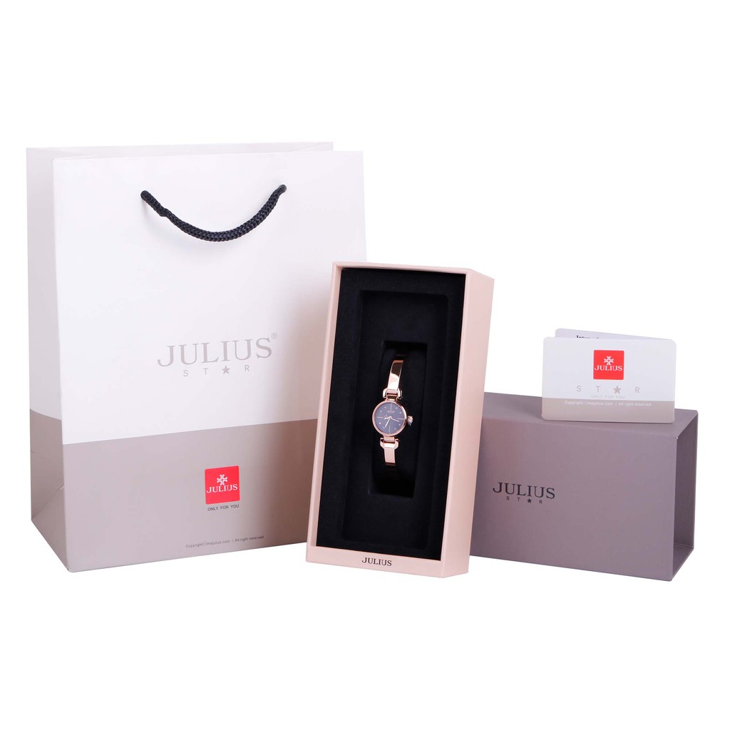 Đồng hồ nữ Julius Star Js020 dây thép