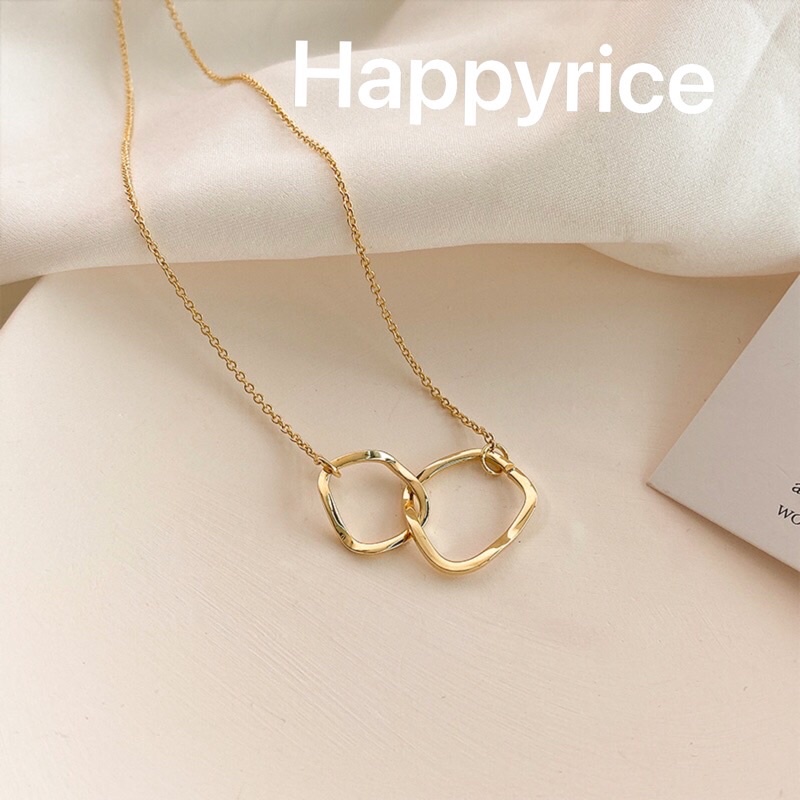 Dây chuyền , vòng cổ mắt xích vàng gold cao cấp Happyrice