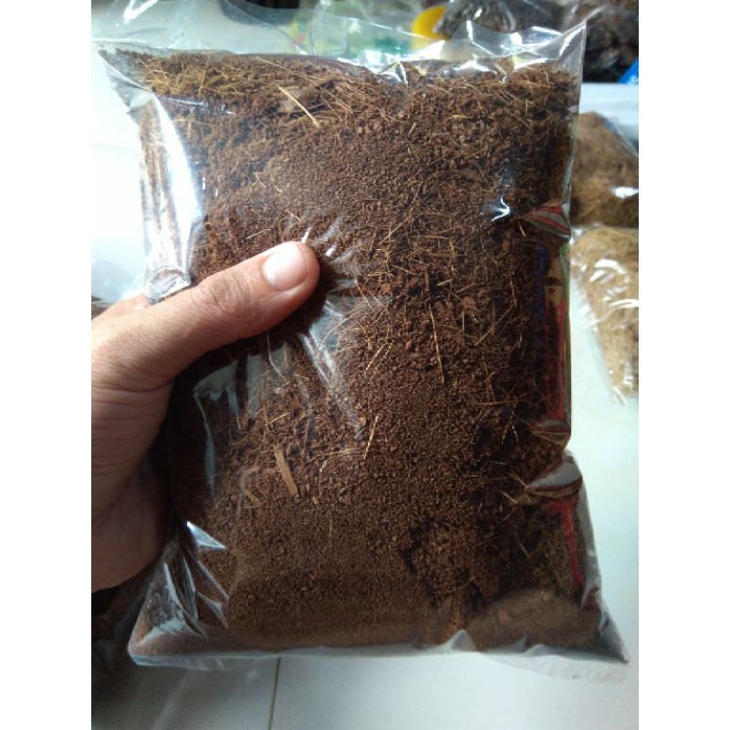 500g Mùn dừa trộn đất-giá thể trồng lan-rau mầm