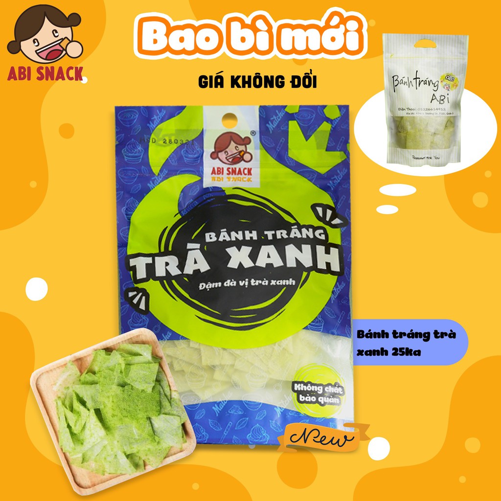 [Mã GROSALE giảm 10% đơn 150K] [DEAL HOT] BÁNH TRÁNG ABI VỊ MATCHA SỮA NGON BÉO