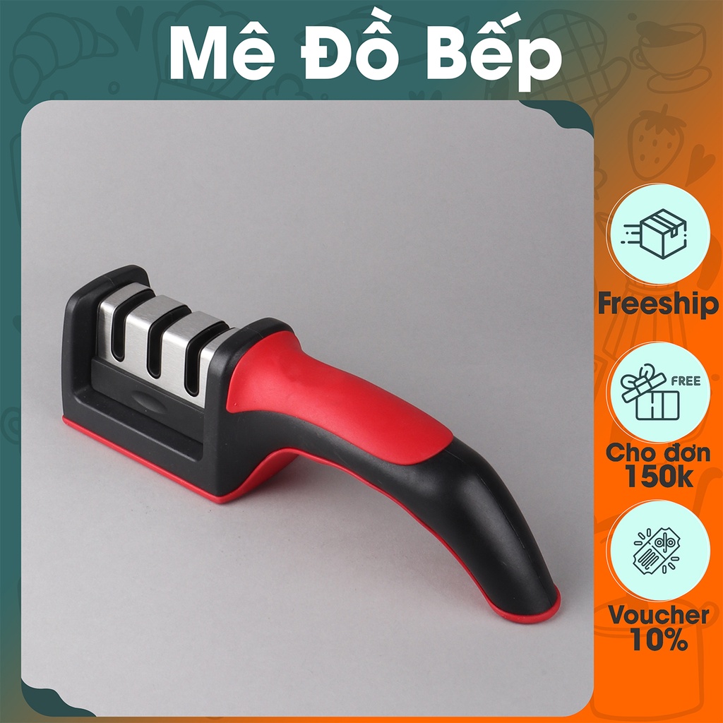 Dụng cụ mài dao 3 rãnh inox Bam House loại lớn cao cấp MD01 - Fuki24