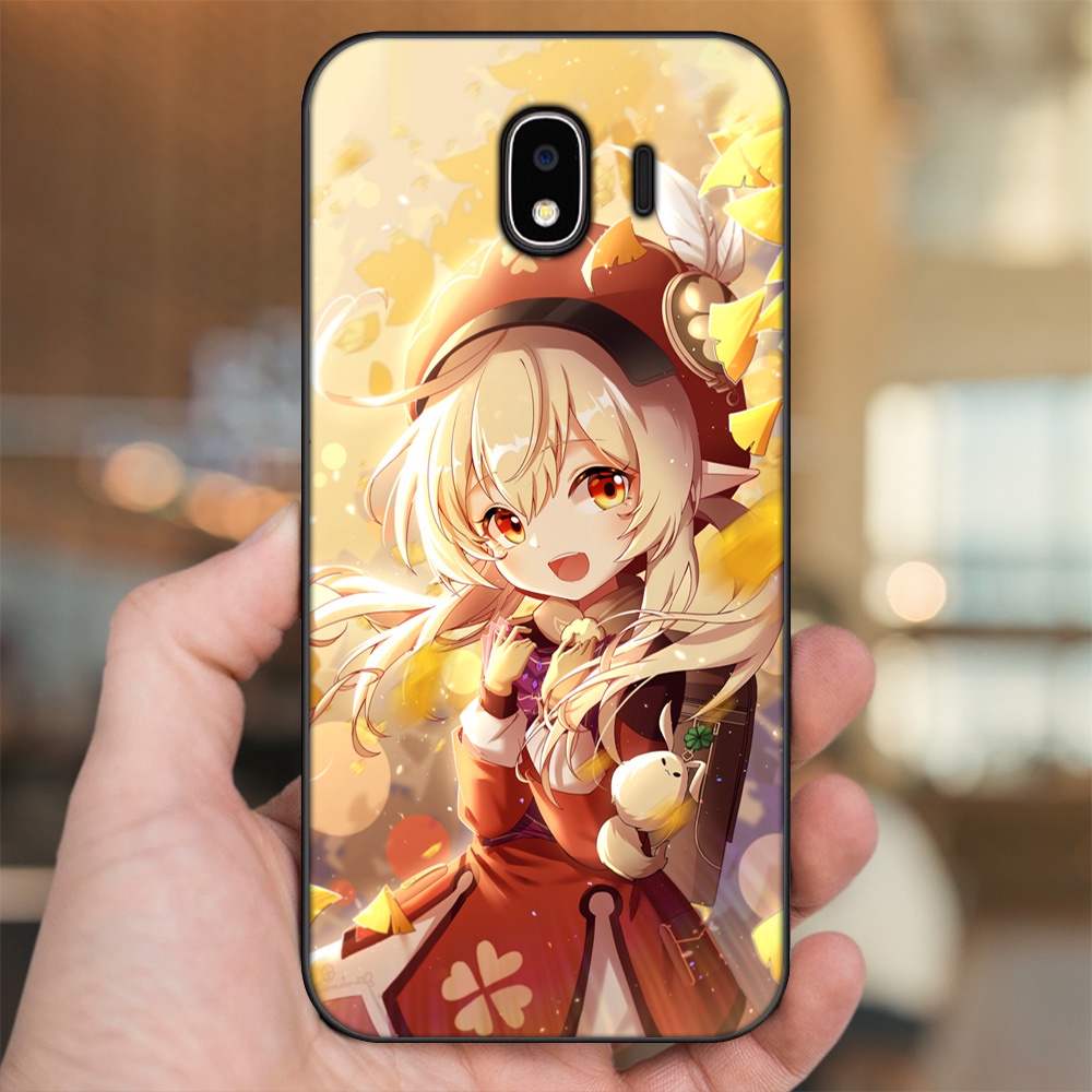 Ốp lưng Samsung J4 viền đen in hình Klee Genshin Impact