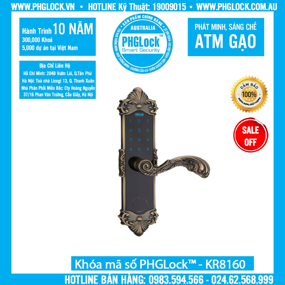 Khóa mã số PHGlock KR8160