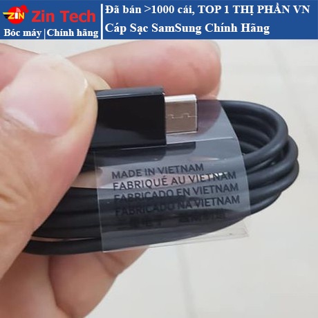 Dây cáp sạc Samsung chính hãng Type-C Usb, Micro Usb 1m hỗ trợ sạc nhanh Note 9/Note 8/S9/S8/ S7 S6