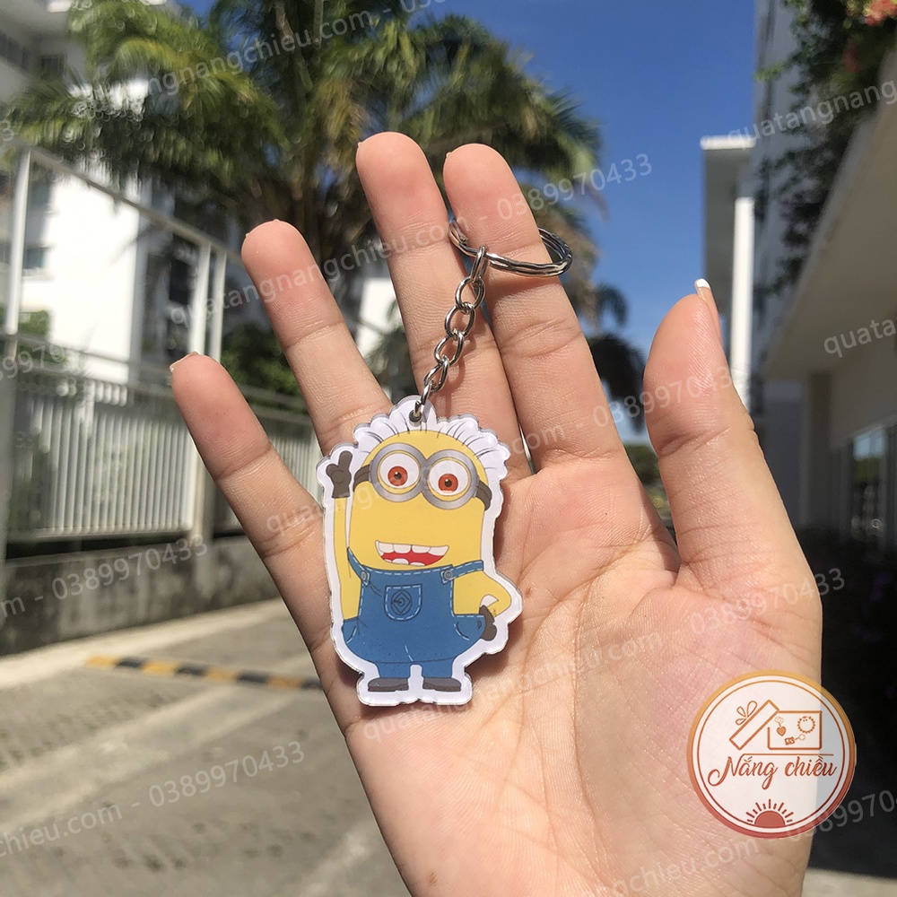 Móc khóa chất liệu mica hình Minions đáng yêu, Sự trỗi dậy của Gru