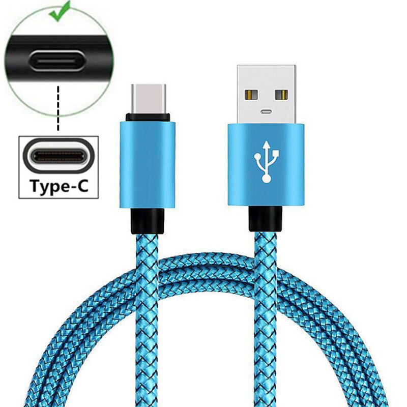 ANDROID Dây Cáp Sạc 1 / 2 / 3 Mét Type C Usb Cho Samsung Galaxy