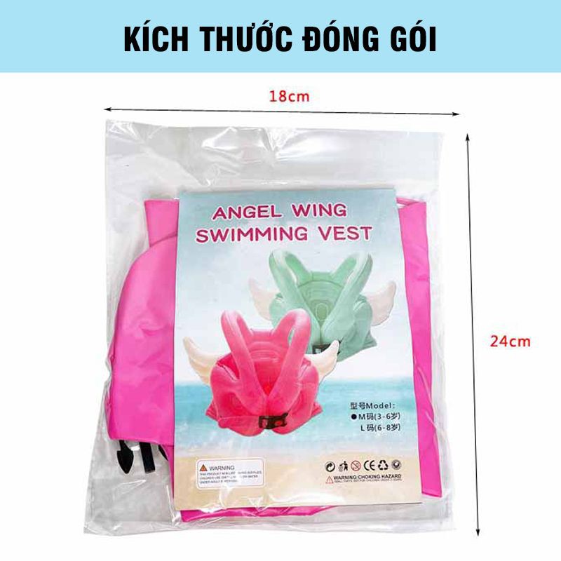 Áo phao bơi hình đôi cánh cho bé Sportslink pdc