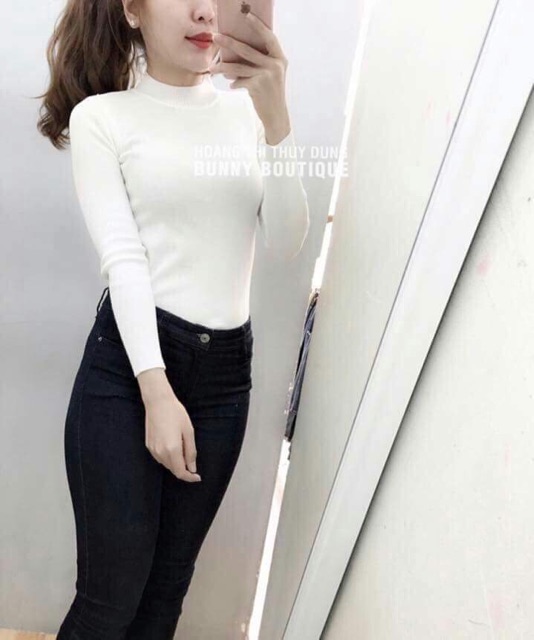 Áo Cổ Lọ Tay dài