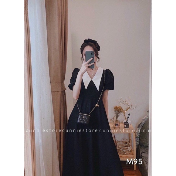Đầm Cổ Sơ Mi Bigsize 55kg Đến 100kg (L/XL/XXL)