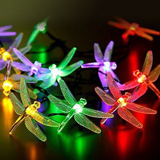 [Free ship] Đèn led chuồn chuồn dài 5m trang trí noel - tết nguyên đán cực đẹp -  Tặng bao lì xì tết