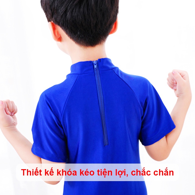 Đồ bơi cho bé trai và bé gái 5-10 tuổi nhập khẩu cao cấp hoạt hình Baby-S, Đồ bơi liền thân cho bé nhiều màu - SDB013