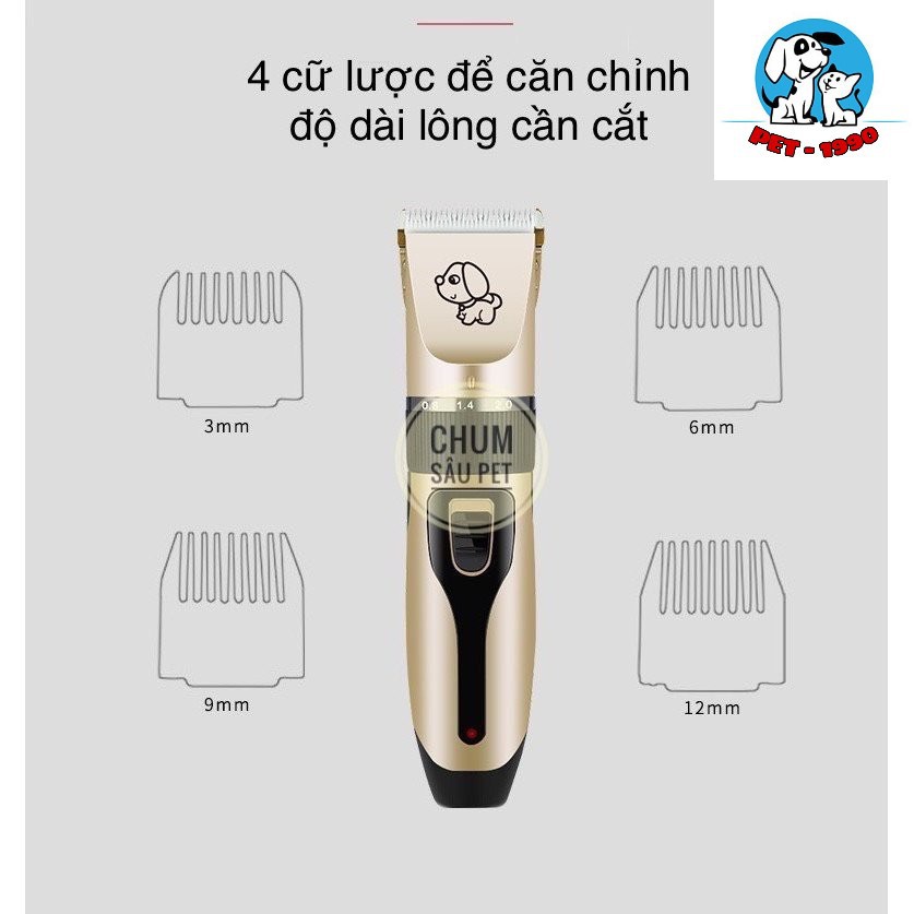 Tông Đơ Cắt Tỉa Lông Chó Mèo Cao Cấp