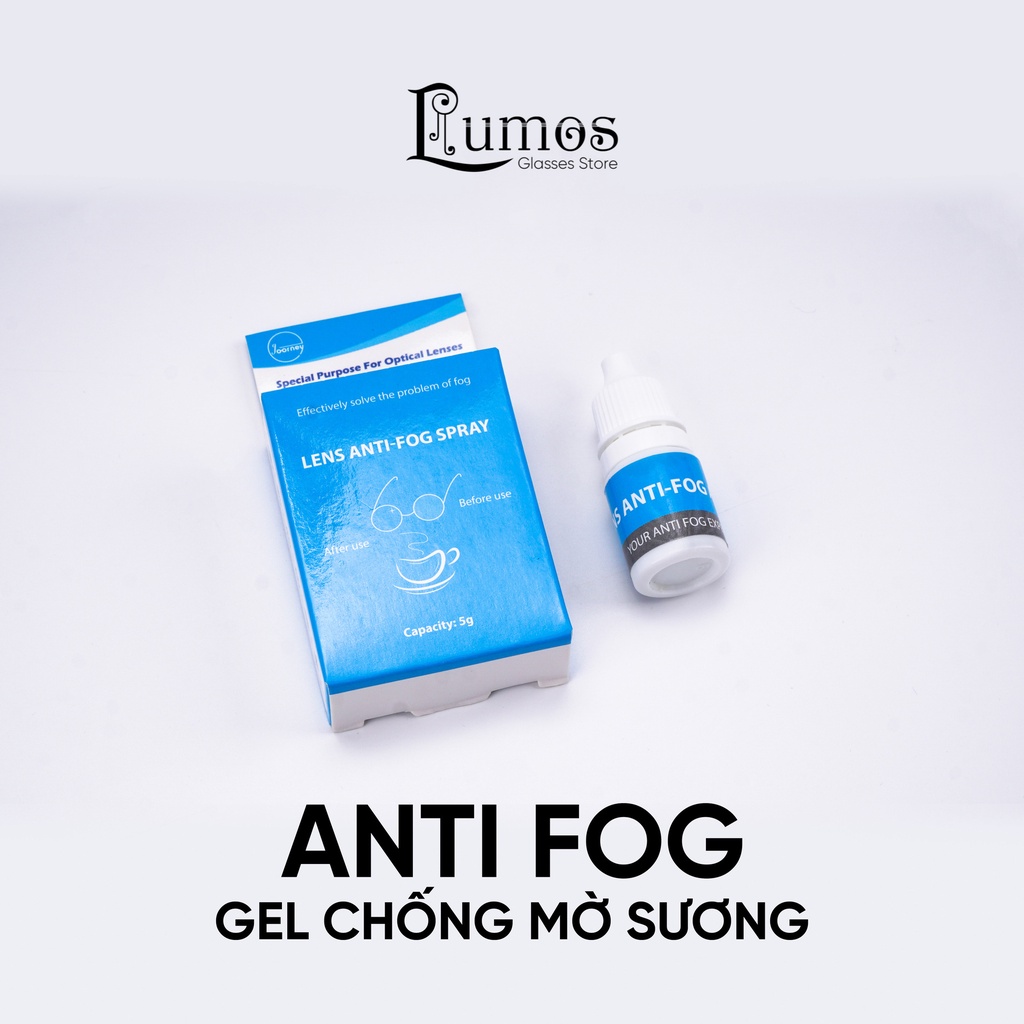 Dung dịch chống mờ kính Lens Nano Anti-Fog Spray hiệu quả 100% chống bám hơi nước trên kính mắt 5g LUMOS- PK-07