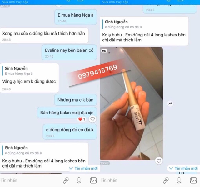 Dưỡng Dài Mi Long4lashes Eyelash Mi dài dày và chắc khoẻ hàng nội địa balan 3ml